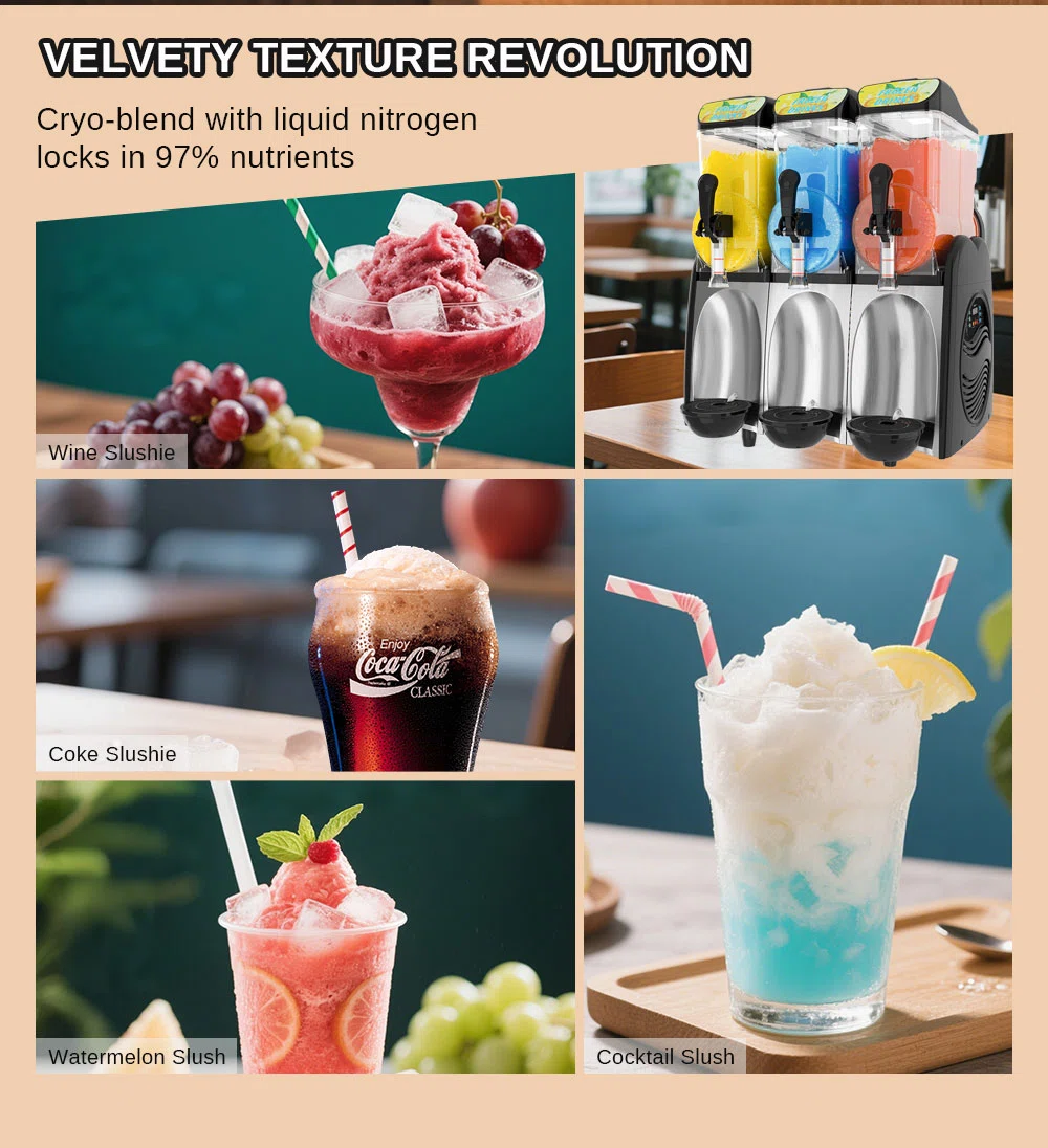 Smartool - Best Three-Cylinder Slushy Machine | Smartool RL183 1300W