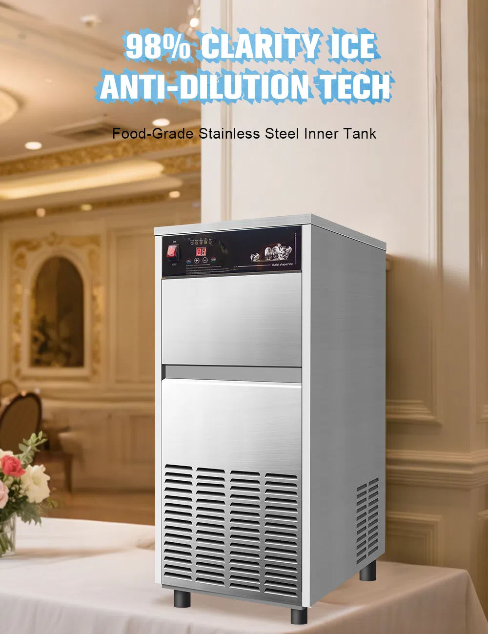Smartool - Best Professional Ice Maker SUH150 for North America - High-Capacity & Energy Efficient